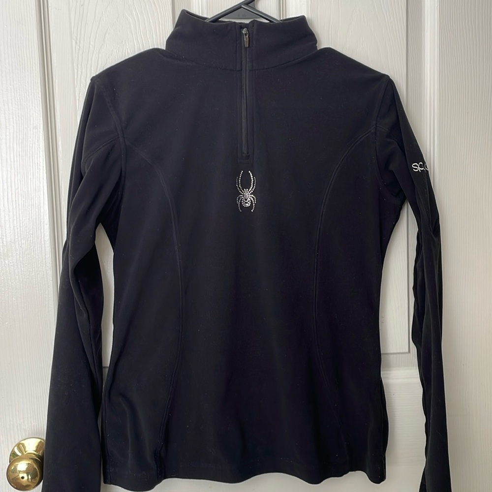 Spyder quarter zip ski sweater